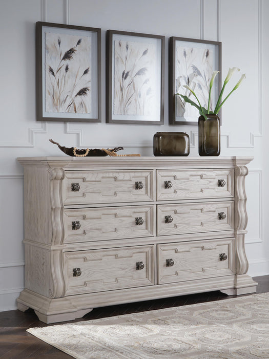 Andonhall Antique White Dresser