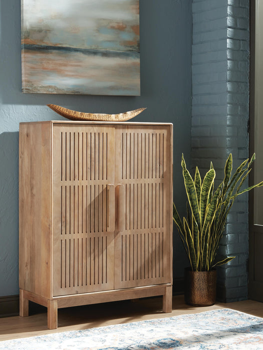 Pellamour Natural Brown Bar Cabinet
