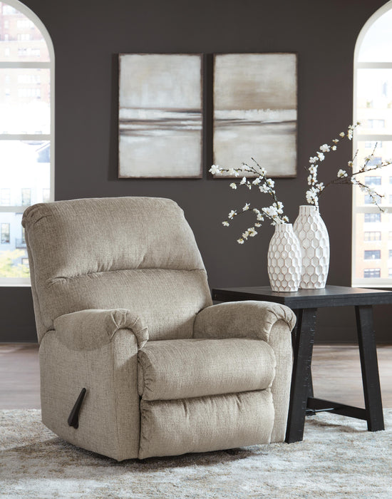 Stonemeade Taupe Rocker Recliner
