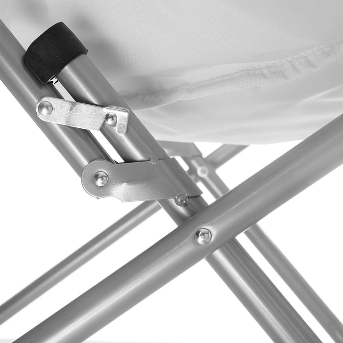 Urban Lifestyle Mongolian Faux Fur Saucer Chair, Off White - open_box