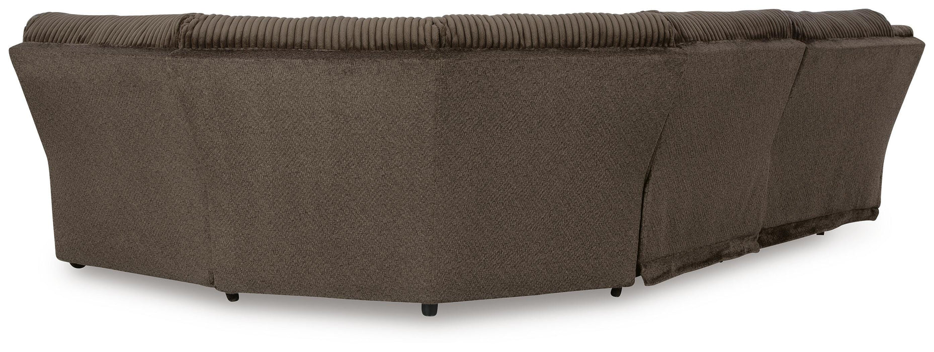 Top Tier Chocolate Top Tier 5-Piece Reclining Sectional