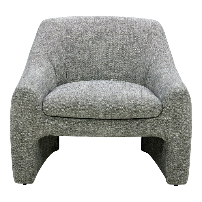 Kenzie Accent Chair Slated Moss Gray - new