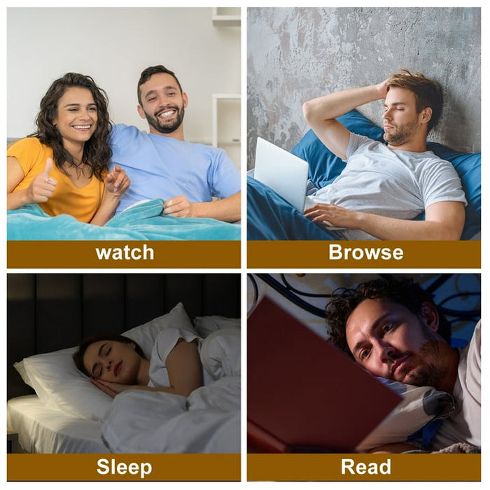 CONCETTA Electric Bed Queen Size, Zero Gravity Bed with Wireless Remote, Ergonomic Adjustable, 2 USB Ports, Black - new