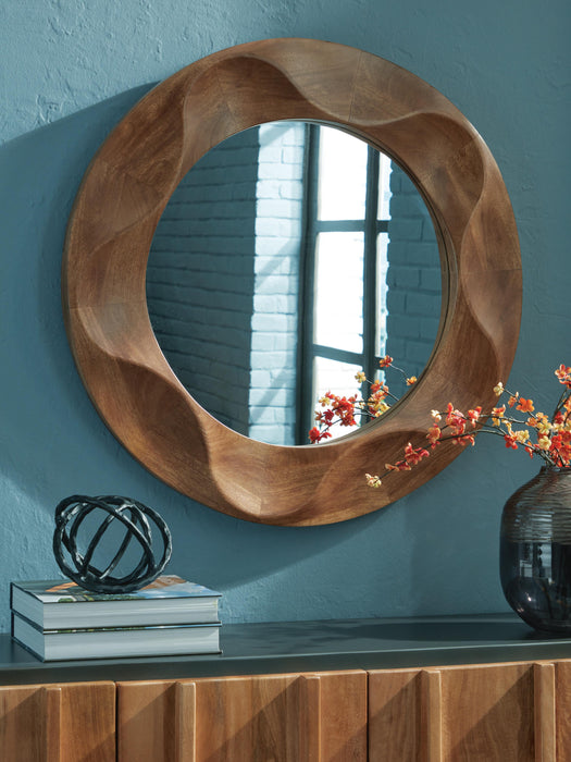 Aajon Brown Accent Mirror
