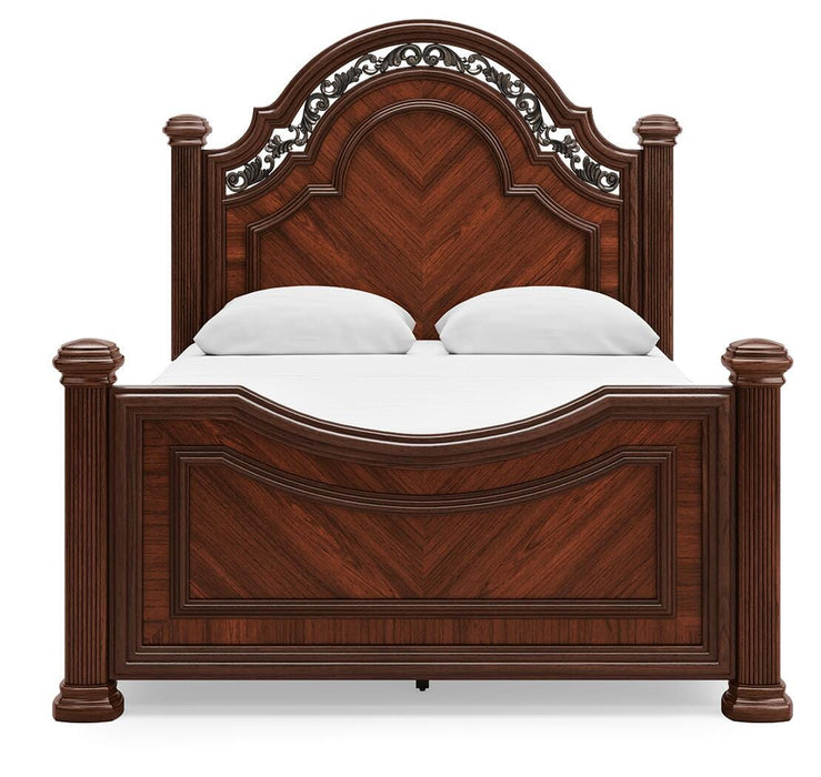 Lavinton Brown Lavinton Queen Poster Bed