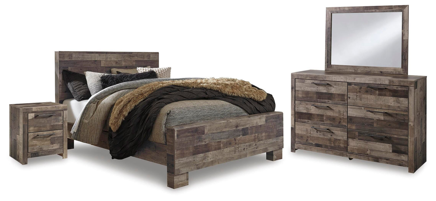 Derekson Multi Gray Bedroom Collection
