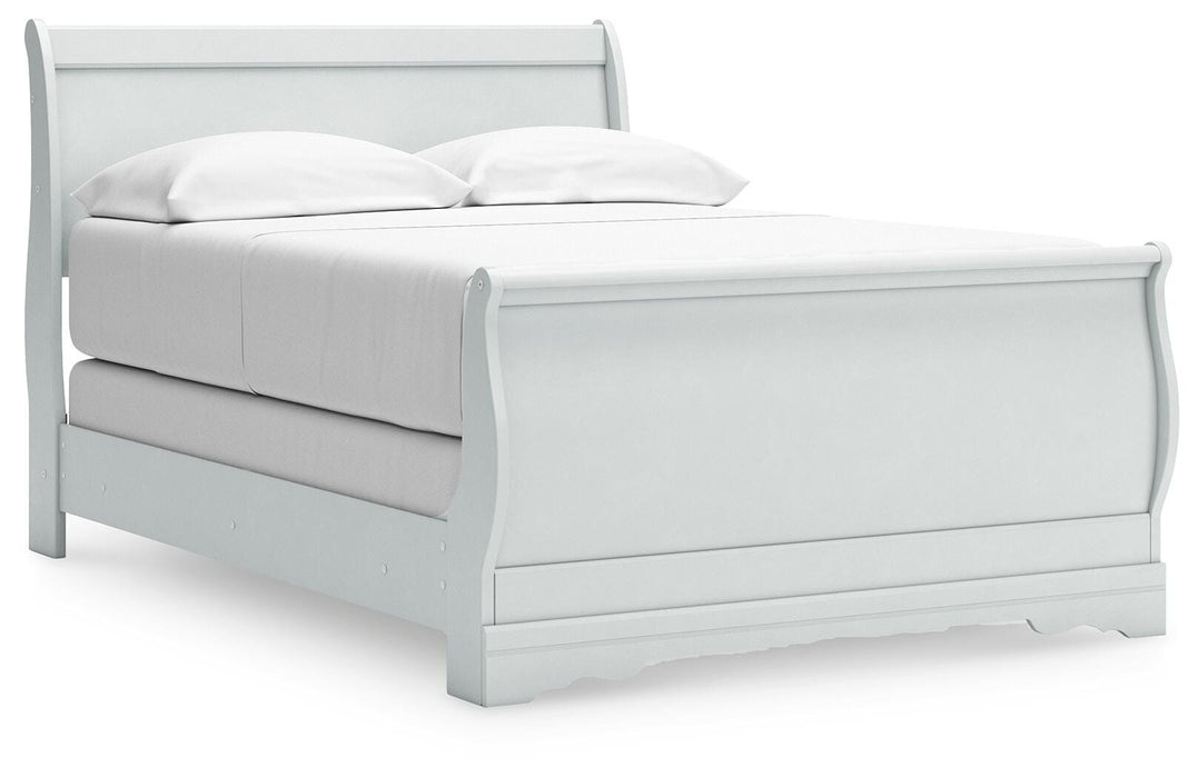 Anarasia White Anarasia Full Sleigh Bed