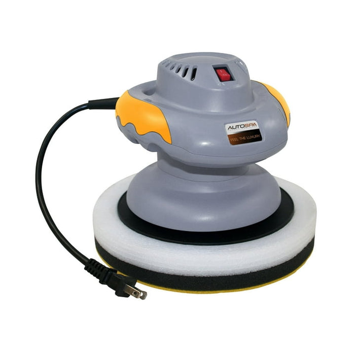 AutoSpa 10" Orbital Car Suerface Polisher with Bonus Bonnets, 94001ASWDI - use_like_new