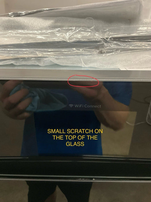 GE JKD5000DVBBN 27” Double Wall Oven With Air Fry BLACK (READ) Manufactured 3/25 - open_box