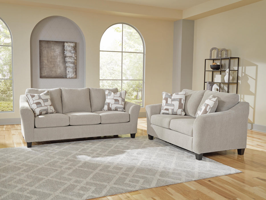 Willarae Taupe Willarae Sofa and Loveseat
