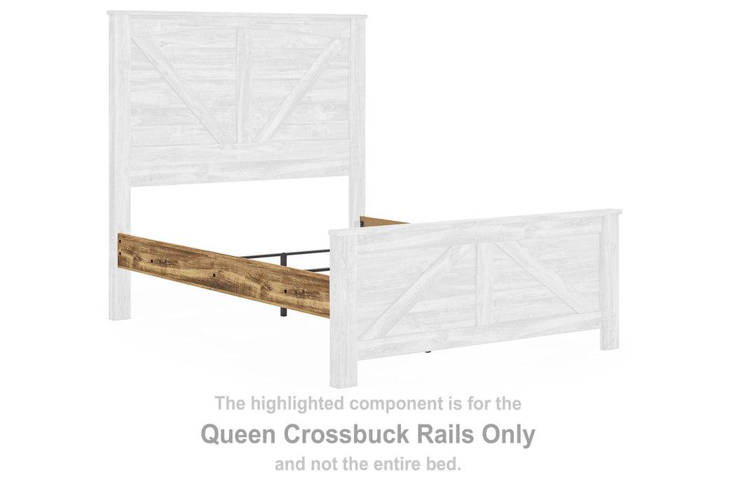 Branstony Brown Queen Crossbuck Rails