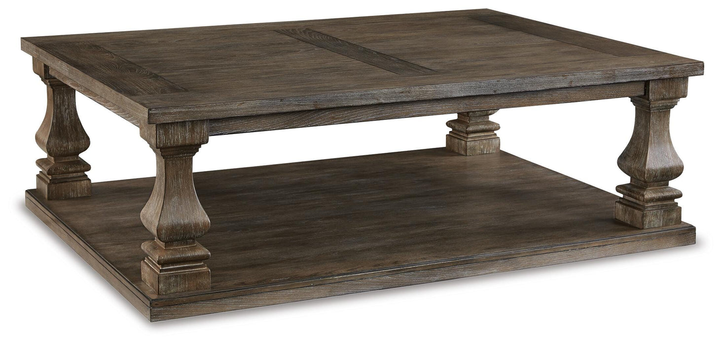 Johnelle Gray Rectangular Cocktail Table