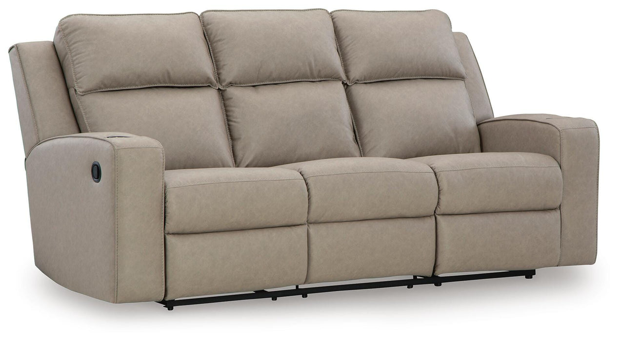Lavenhorne Pebble Lavenhorne Reclining Sofa with Drop Down Table