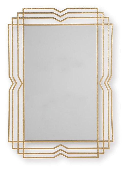 Claybrook Gold Finish Accent Mirror