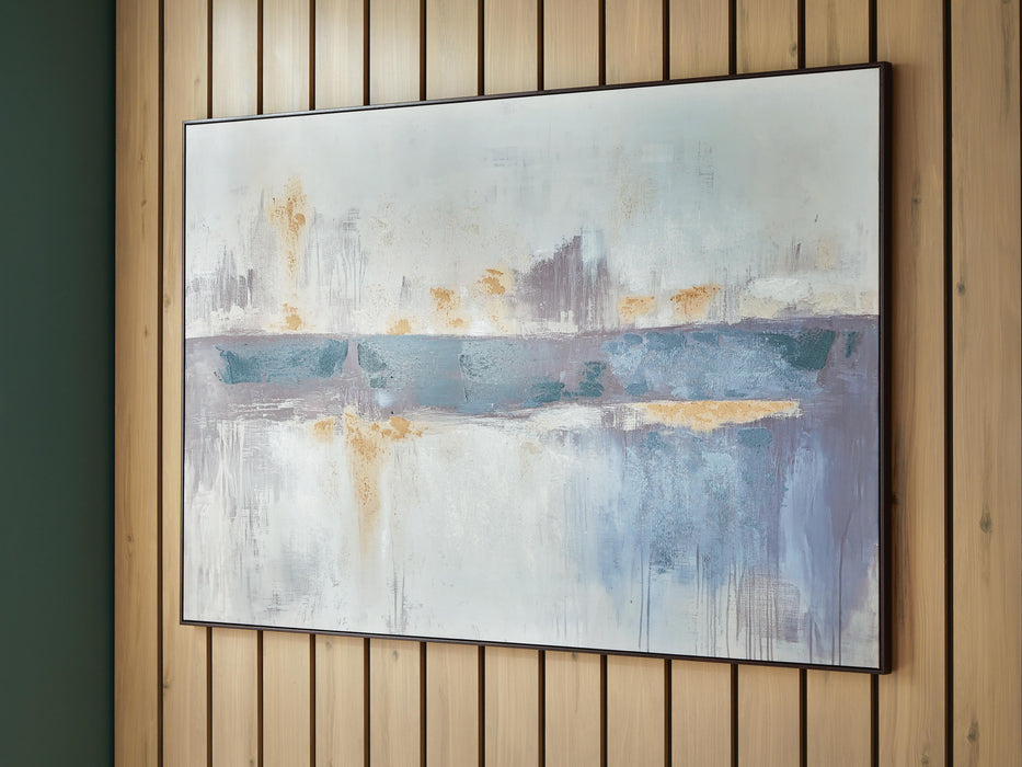 Gatesford Blue/White/Tan Wall Art