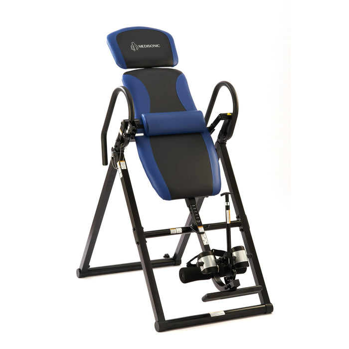 Medisonic 510100B Therapeutic Heavy Duty Steel Frame Inversion Table, 300LB Capacity - open_box