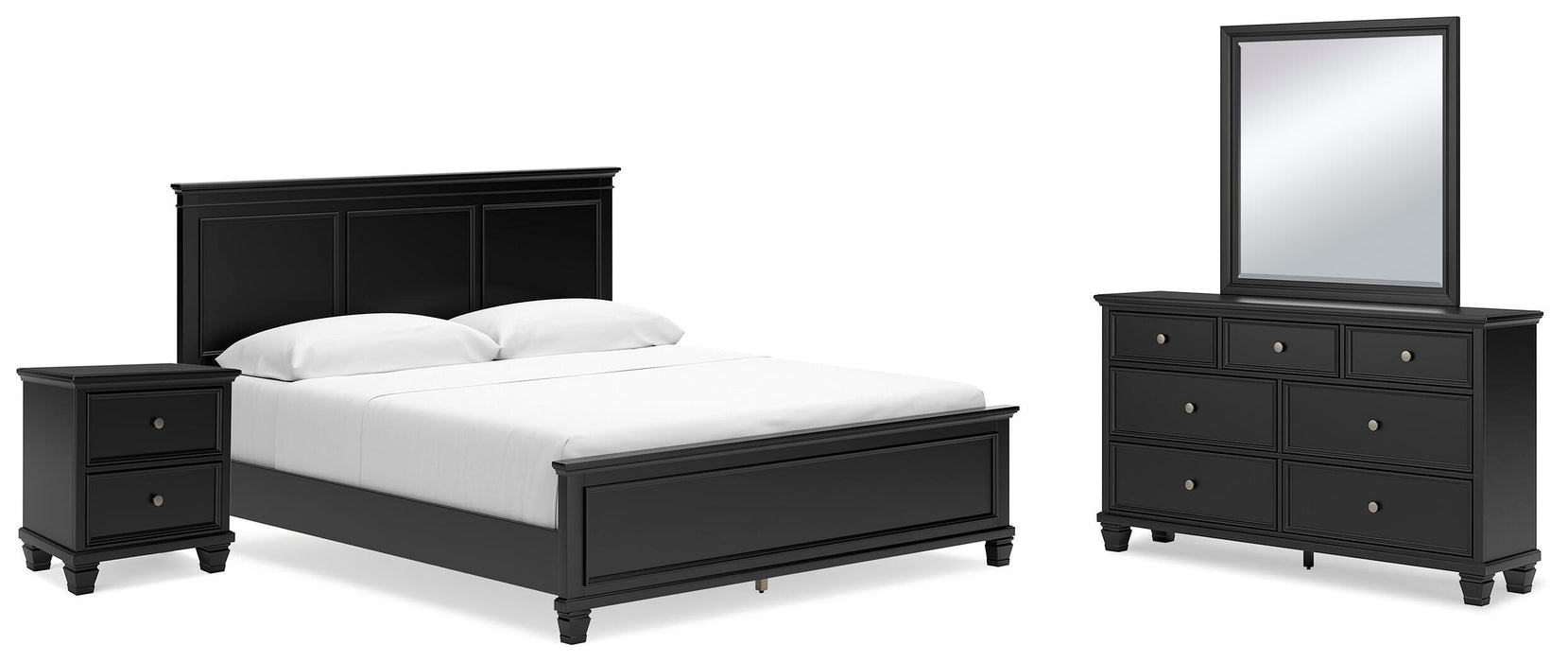 Lanolee Black Bedroom Collection