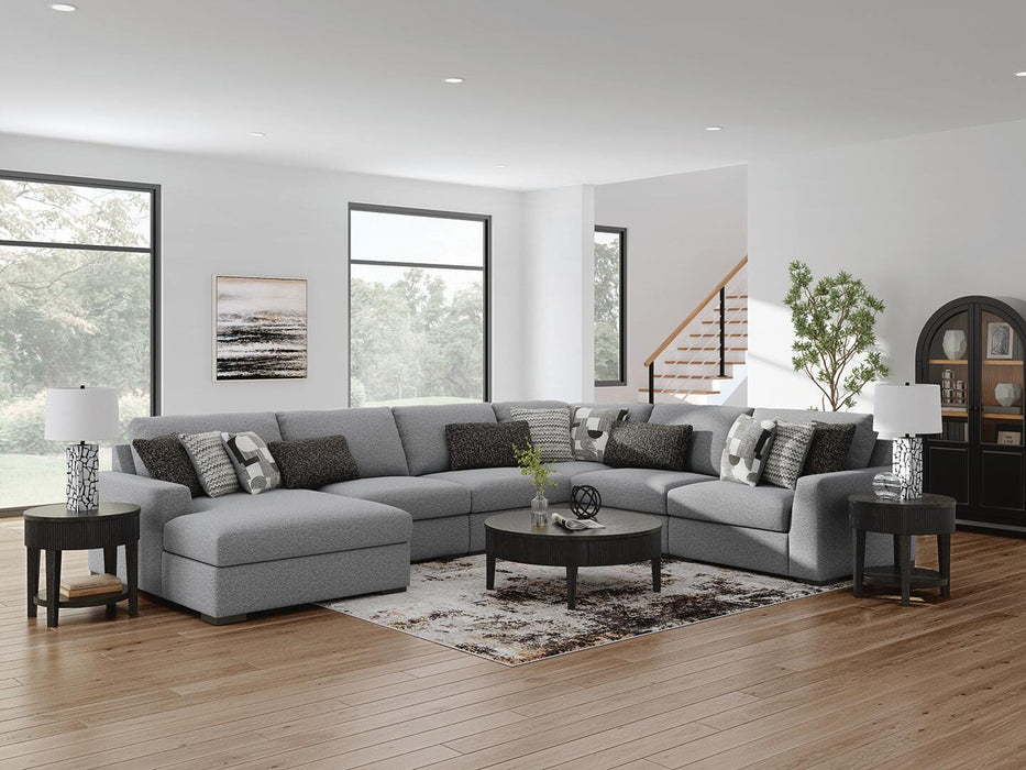 Bealton Salt and Pepper Bealton 6-Piece Sectional with Chaise