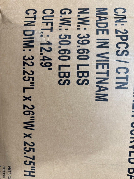 Pavilion Upholstered Dining Chairs Set of 2, Fabric Side Dining Room Chairs with Tufted Button - new