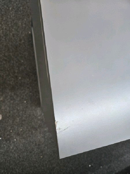 Walker Edison Modern 1-Drawer Simple Nightstand, 20 Inch, Dark Grey - display_model