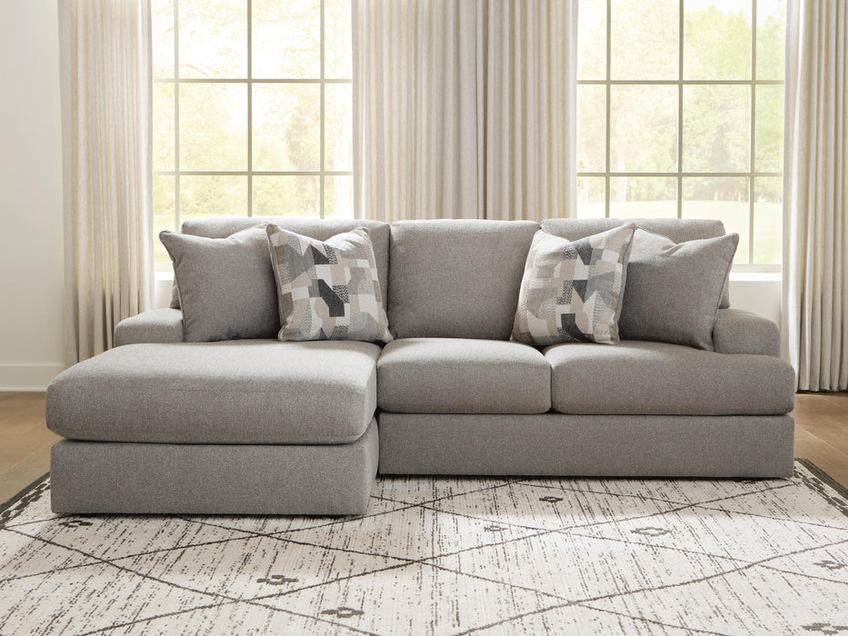 Lindon Smoke Lindon 2-Piece Sectional with Chaise