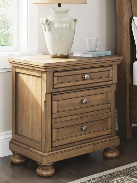 Vandenmore Medium Brown Two Drawer Night Stand