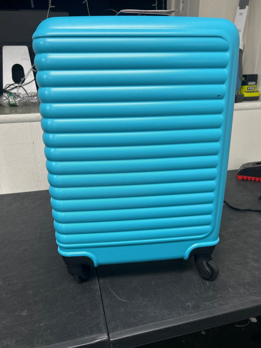Hardshell Carry on Luggage 20" Lightweight Hardside Suitcase with Spinner Wheels.(Light Blue) - new