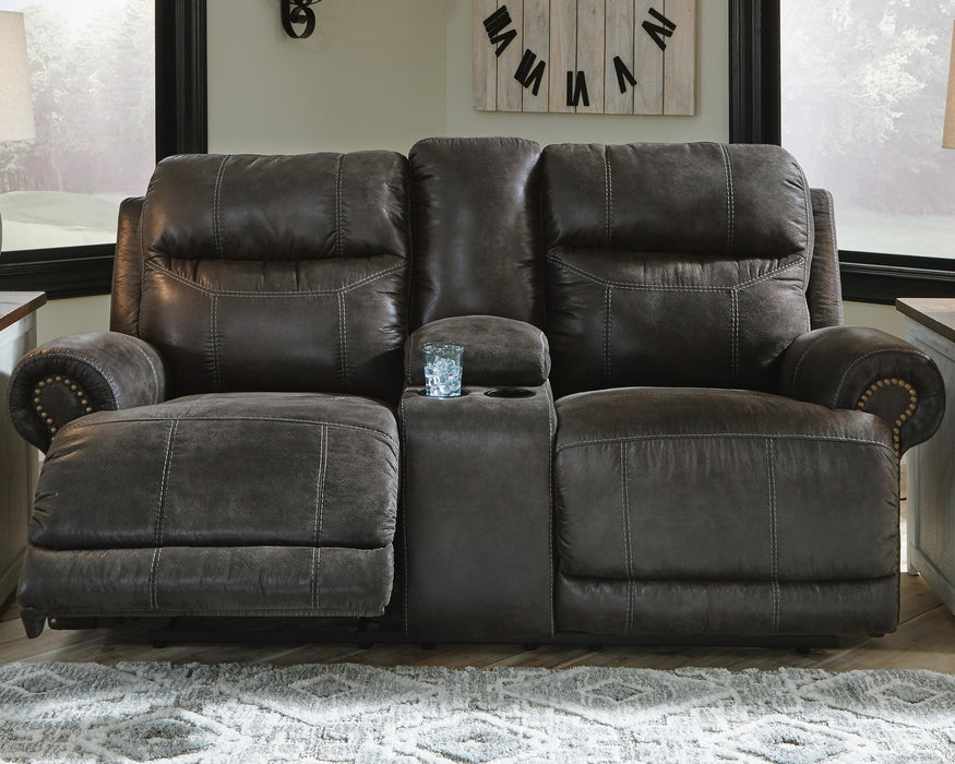 Grearview Charcoal PWR REC Loveseat/CON/ADJ HDRST