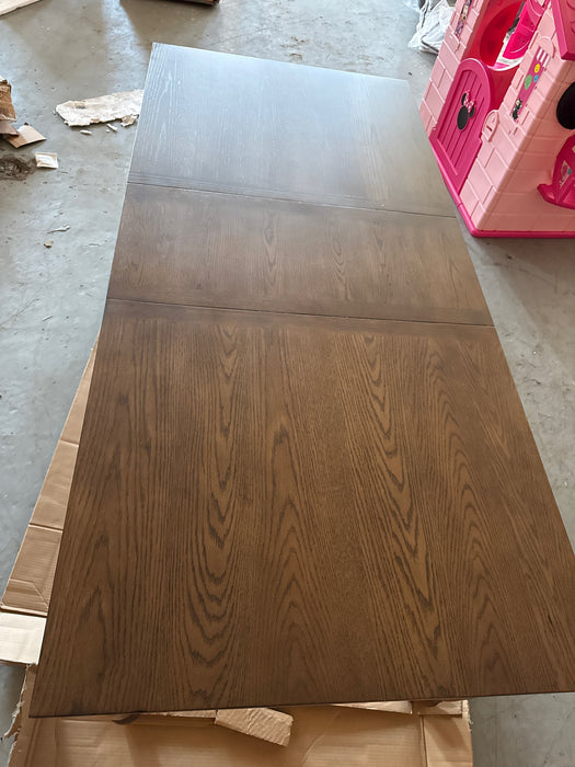 Pioneer Woman Harper Extendable Wood Dining Table, Homestead Brown - new