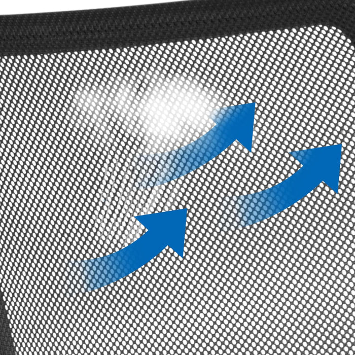 Yaheetech Mid-Back Mesh Office Chair Adjustable Ergonomic Computer Task Chair Swivel Rolling with Lumbar Support Armrest for Home Office Work Study, Black - new