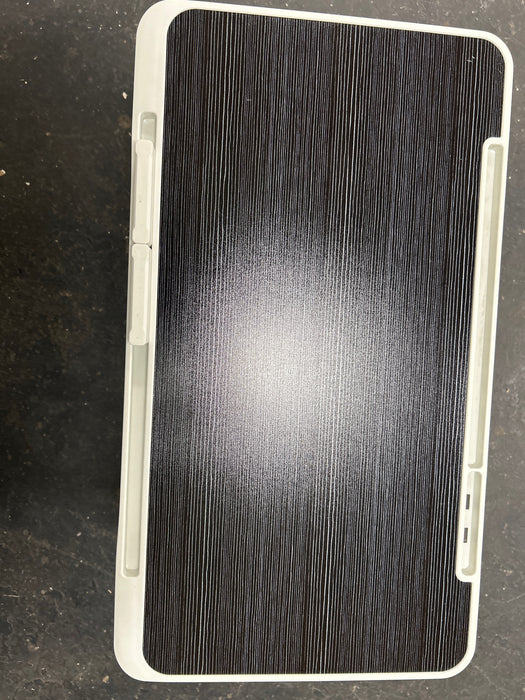 PATIKIL Laptop Bed Tray Table, 22.8"x14.6", Foldable Lap Desk with Drawer, Adjustable Bed Desk for Laptop Bed Working, Eating, Writing, Gaming, Drawing, Grey - new