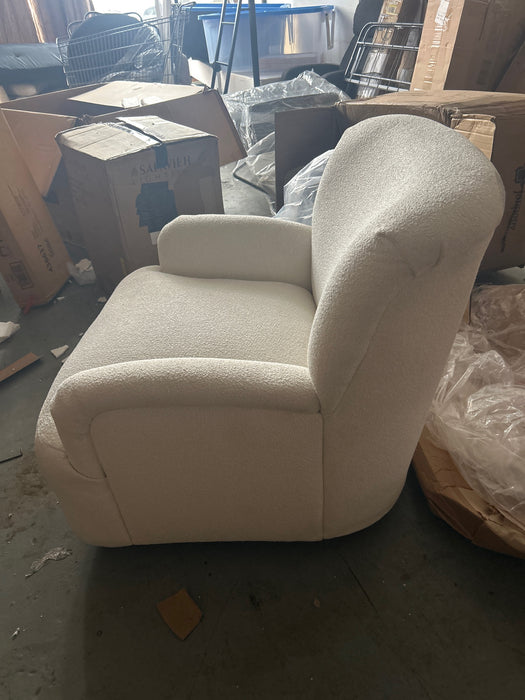 Better Homes & Gardens Waylen Accent Chair, by Dave & Jenny Marrs, Cream Boucle - new