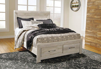Bellaby Whitewash Queen/King Platform Rails