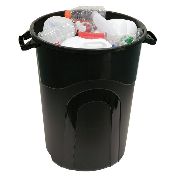 Hyper Tough 32 Gallon Heavy Duty Injection Molded Trash Can with Click Lock Lid - new