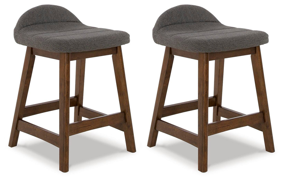 Lyncott Charcoal/Brown Dining Collection