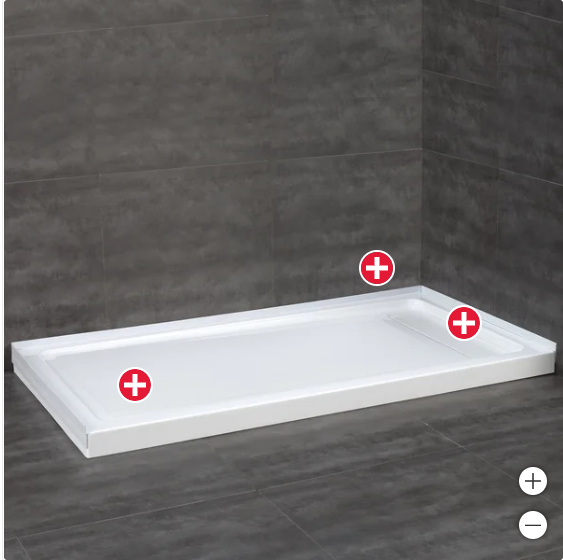 OVE Decors Shower Base - new