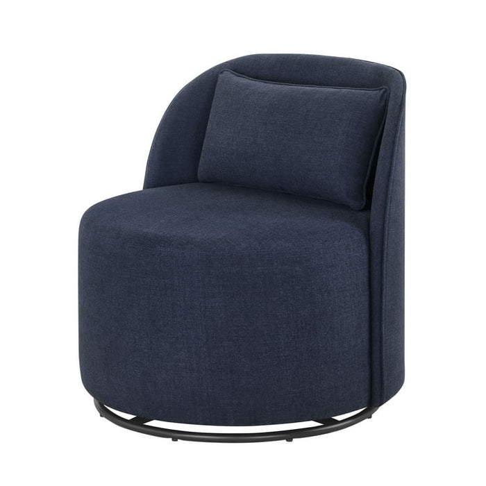 Better Homes & Gardens Juliet Modern Arch Swivel Chair, Navy - open_box