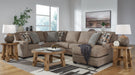 Cannonbrook Nutmeg Cannonbrook 3-Piece Sectional with Chaise