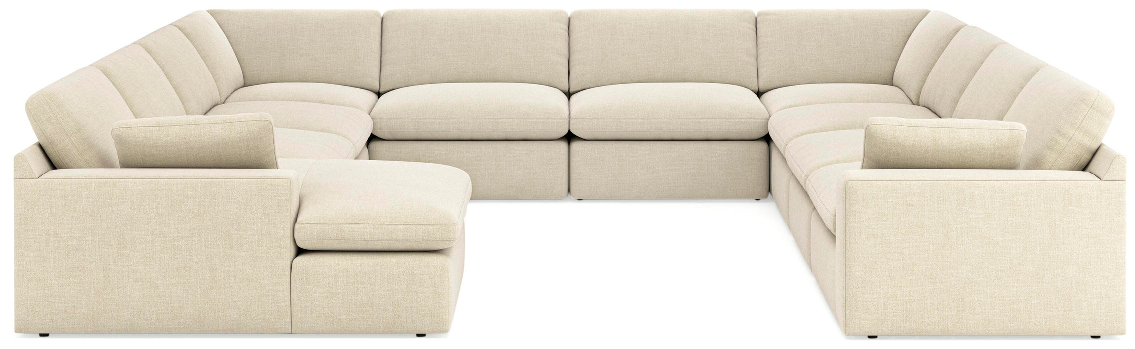 Elyza Linen Elyza 10-Piece Sectional