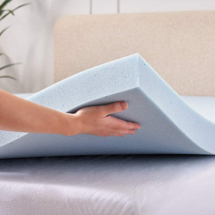 Mainstays 3" Memory Foam Mattress Topper, King - new