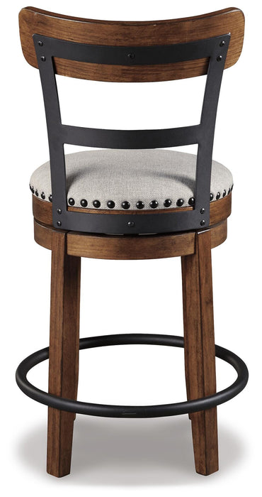 Valebeck Brown Valebeck Counter Height Bar Stool