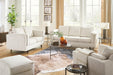 Maimz Sandstone Maimz Sofa, Loveseat, Chair and Ottoman