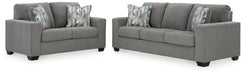 Deltona Graphite Deltona Sofa and Loveseat