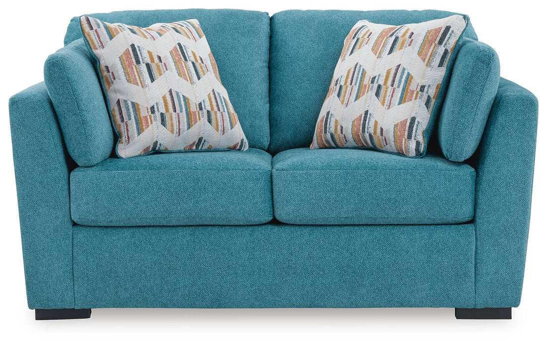 Keerwick Teal Living Room Collection