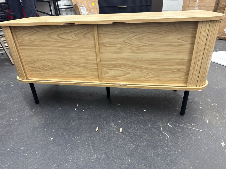 Unique Furniture Mid-Century Modern 71" Sideboard in Natural Oak - new