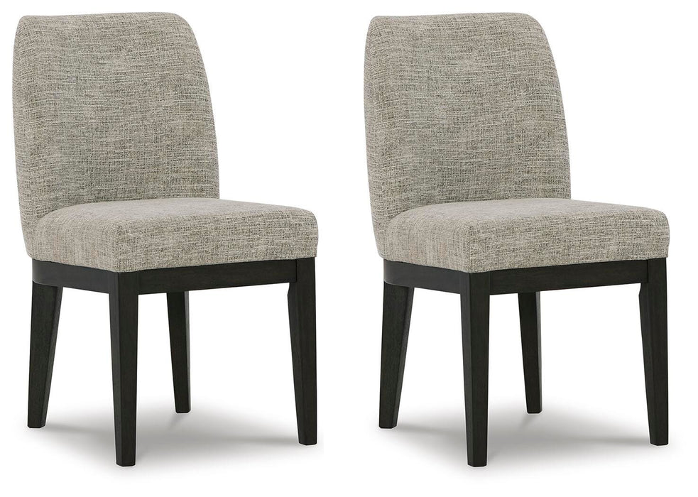 Burkhaus Beige/Dark Brown Dining Collection