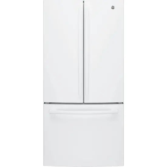 GE - 24.7 Cu. Ft. French Door Refrigerator with Internal Water Dispenser - High Gloss White - new