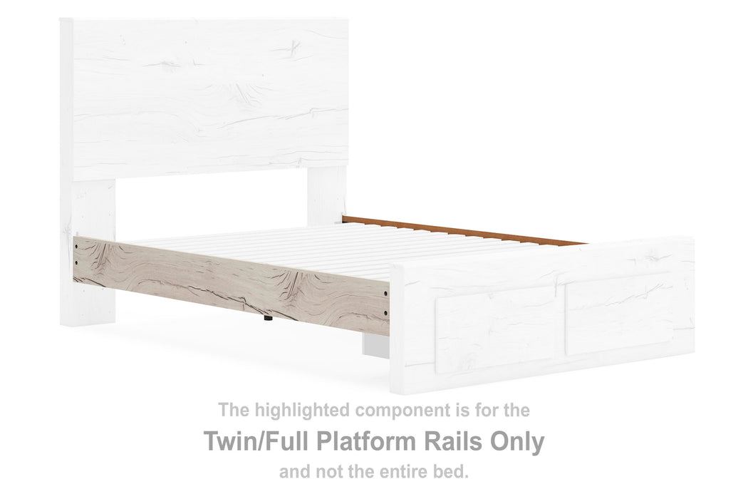 Lawroy Light Natural Twin/Full Platform Rails