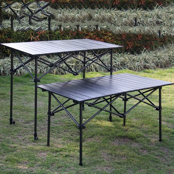 Folding Table Heavy Duty Portable Folding Rectangular Table Catering Camping Trestle Picnic BBQ Party Kitchen/Home/Garden/Event/Party Table Hopeful - new