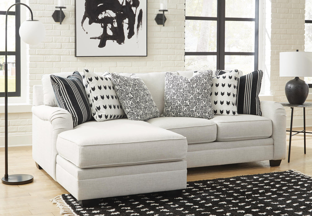 Huntsworth Dove Gray Huntsworth 2-Piece Sectional with Chaise